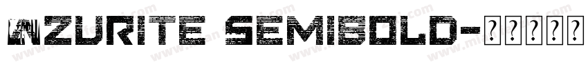 Azurite SemiBold字体转换